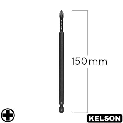 PH2 Impact Screwdriver Bits 150mm