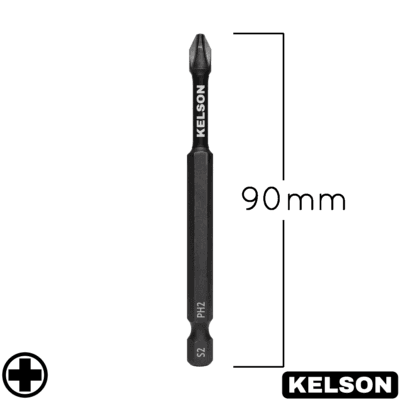 PH2 Impact Screwdriver Bits 90mm