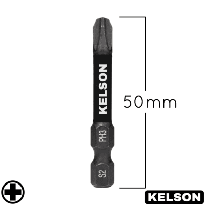 PH3 Impact Screwdriver Bits 50mm