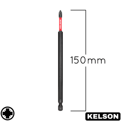 PZ1 Impact Screwdriver Bits 150mm