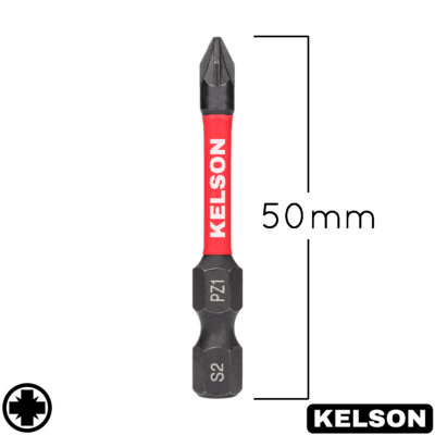 PZ1 Impact Screwdriver Bits 50mm