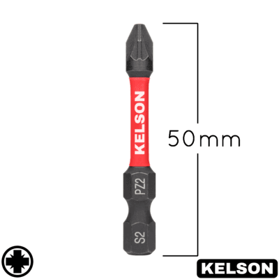 PZ2 Impact Screwdriver Bits 50mm