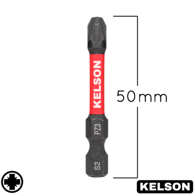 PZ3 Impact Screwdriver Bits 50mm