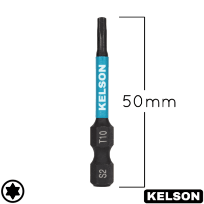 T10 Impact Screwdriver Bits 50mm