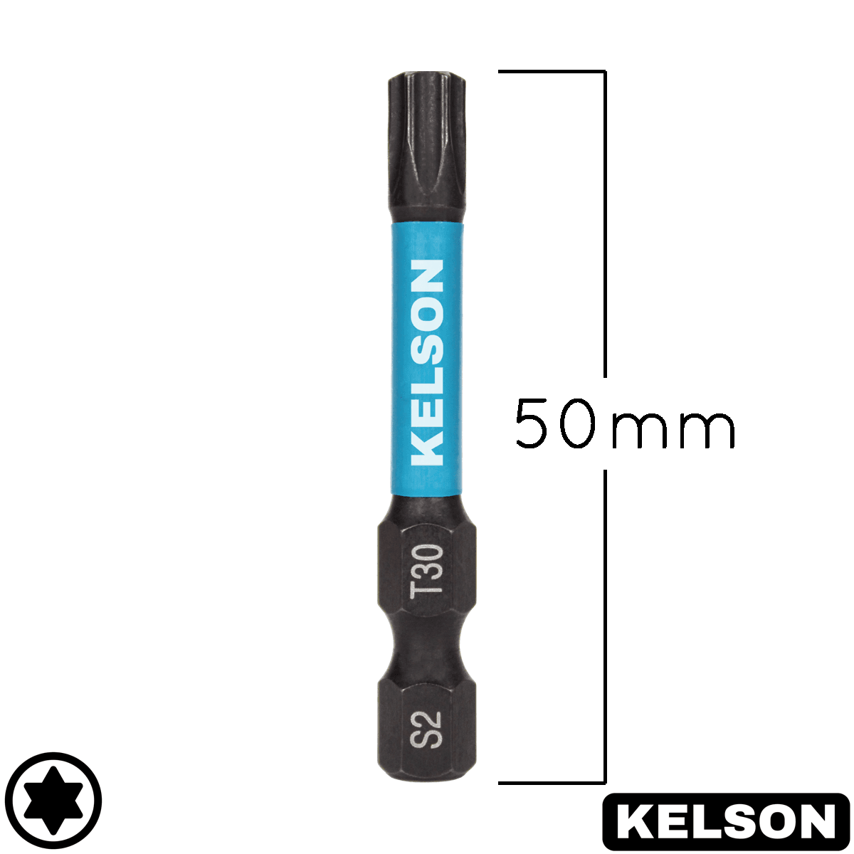 T30 Impact Screwdriver Bits 50mm