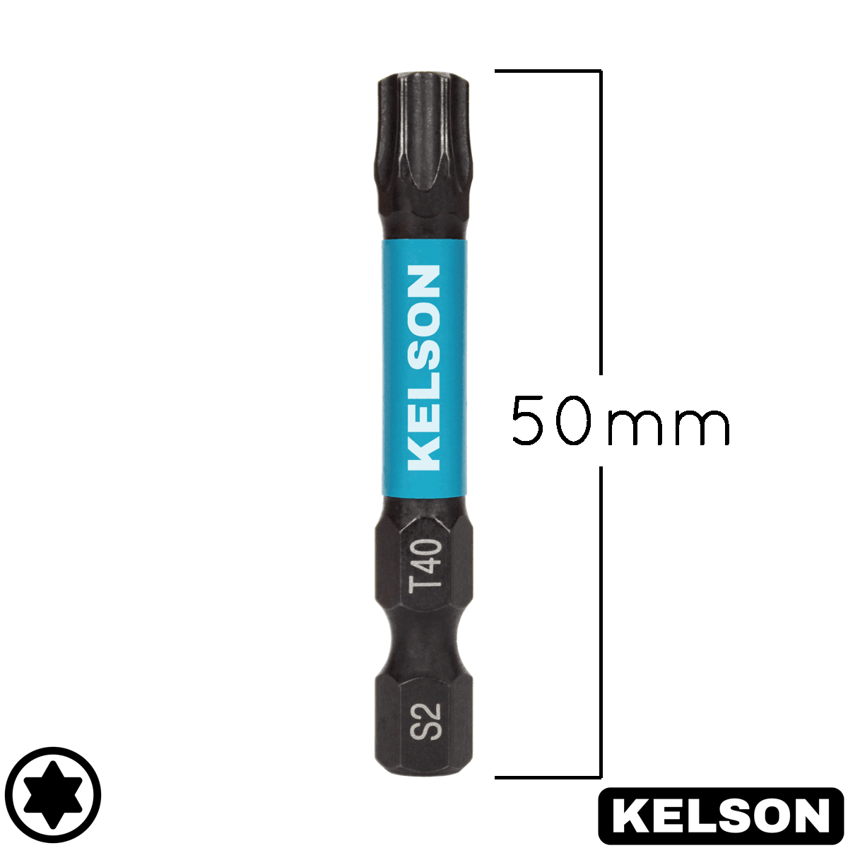 T40 Impact Screwdriver Bits 50mm