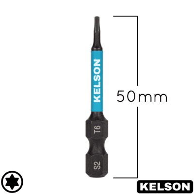 T6 Impact Screwdriver Bits 50mm