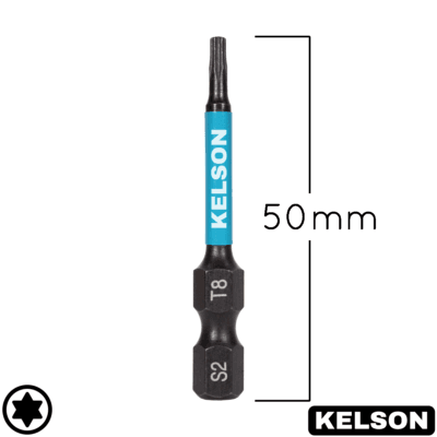 T8 Impact Screwdriver Bits 50mm