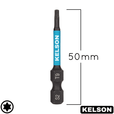 T9 Impact Screwdriver Bits 50mm