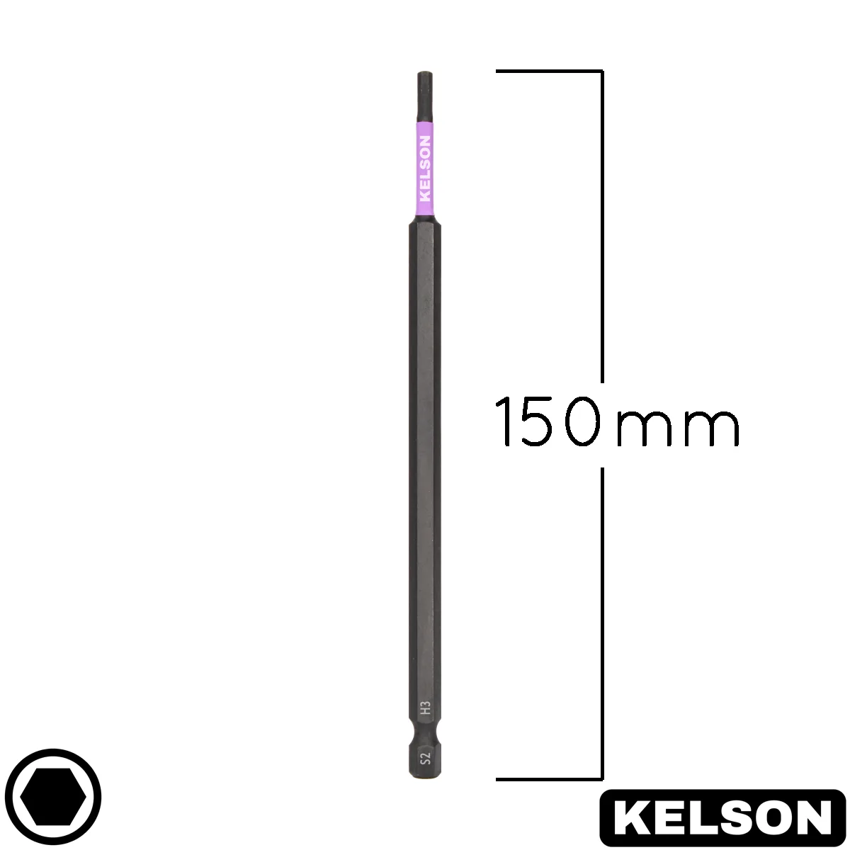 8pcs 150mm Hex Impact Screwdriver Bits Extra Long - Image 2