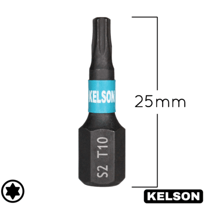 T10 Impact Screwdriver Bits 25mm