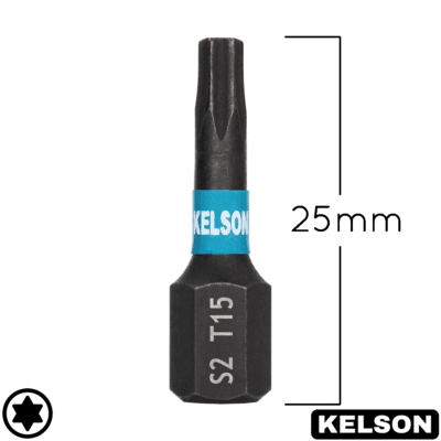 T15 Impact Screwdriver Bits 25mm